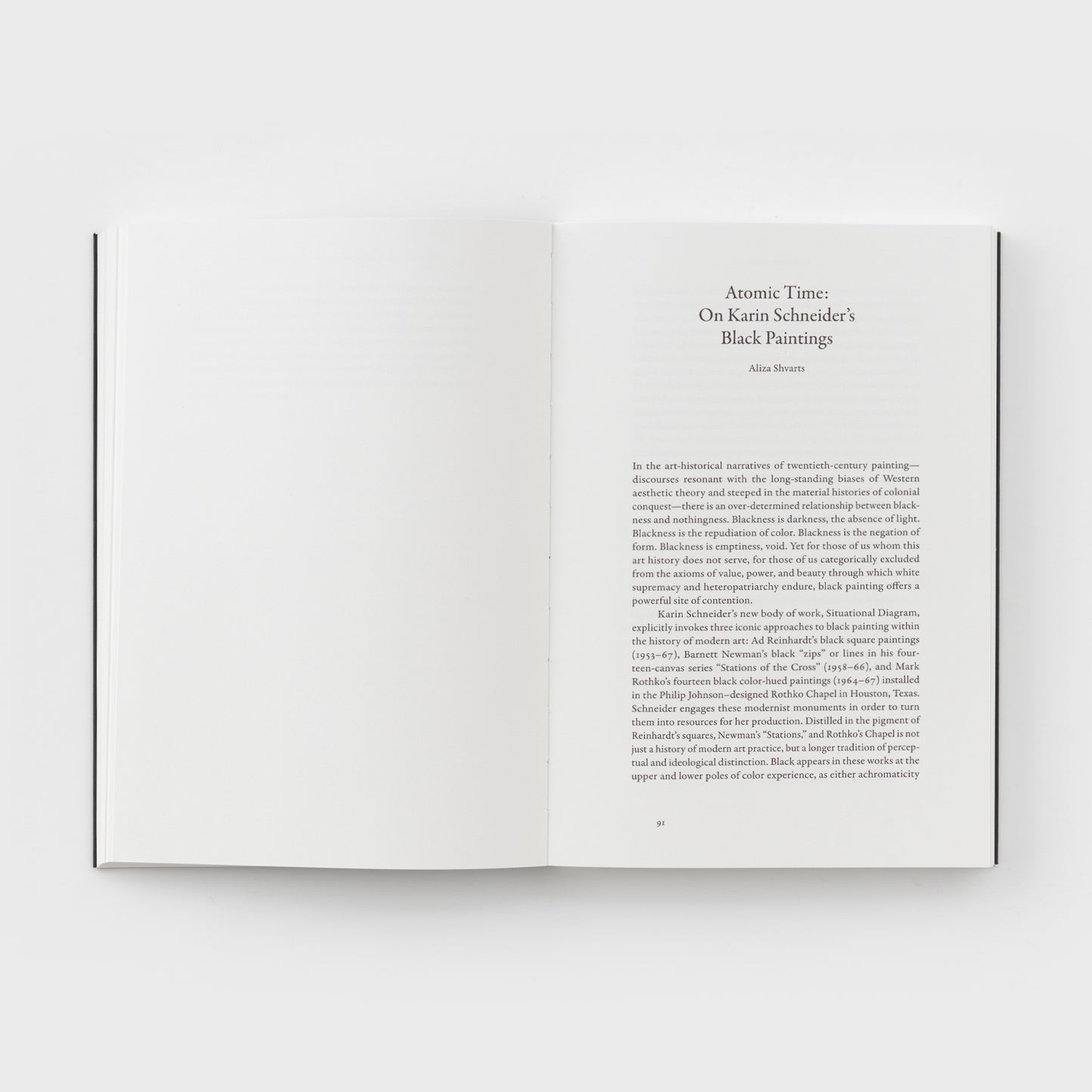 Karin Schneider: Situational Diagram